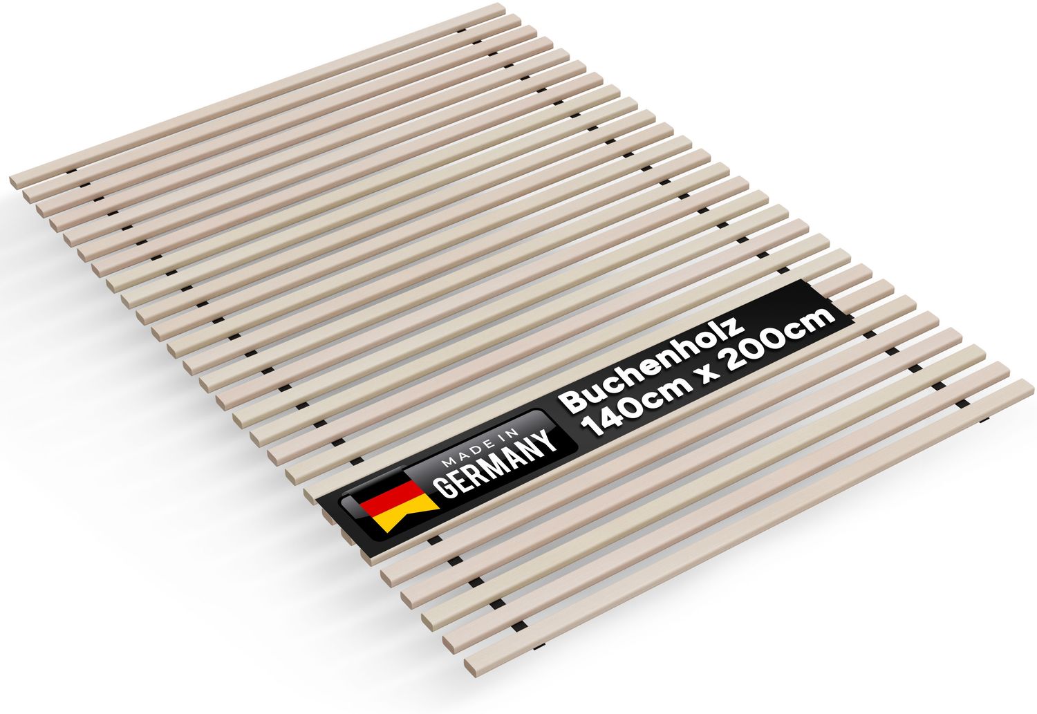 Rollrost Lattenrost -NEU- " Buchen - Xandi " 22mm 140 x 200 cm bis 650kg Bild 1