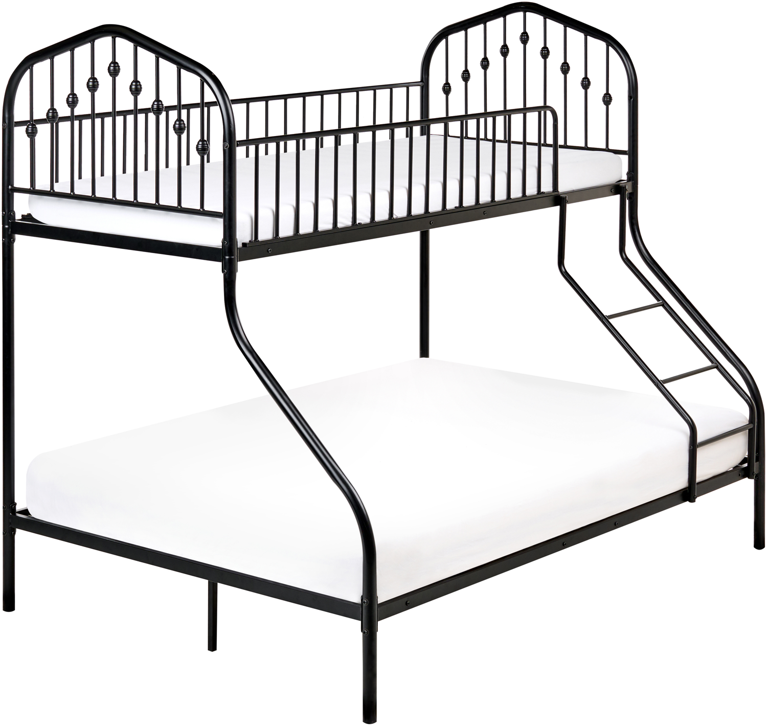 Hochbett Metall CHAMONIX 90 140 x 200 cm Schwarz Bild 1