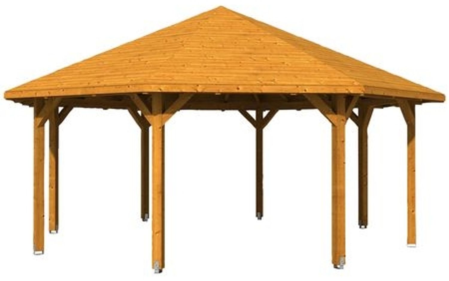 SKANHOLZ Pavillon, Zeltdach, achteckig, BxT: 630x630 cm Gartenpavillon 4018211008063 Bild 1