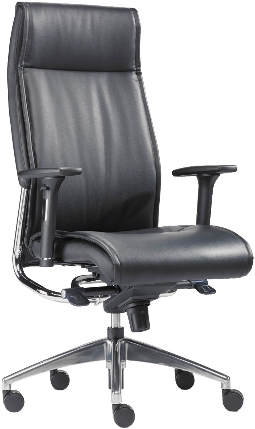 Drehstuhl BigBoss Büro + Homeoffice mit Teppichrollen Schwarz Bild 1
