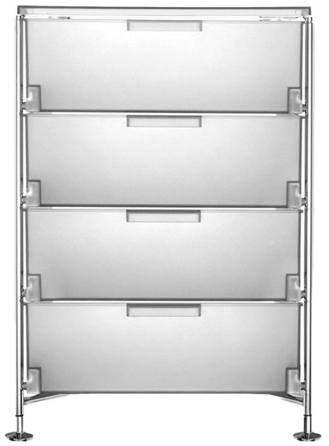Kartell Mobil Aufbewahrungsschrank Stahl/Verchromt Bild 1