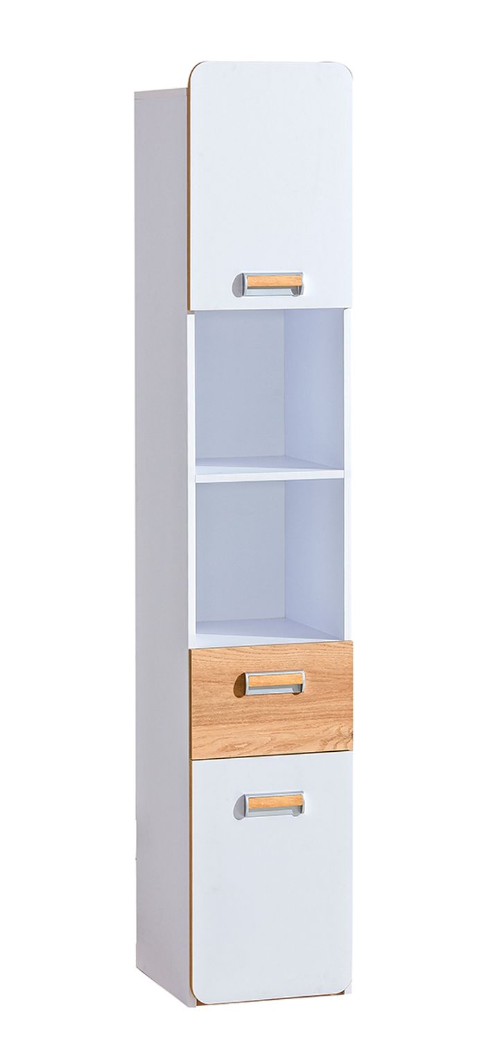 99rooms Laterne Kleiderschrank III Nash Eiche Weiß Bild 1