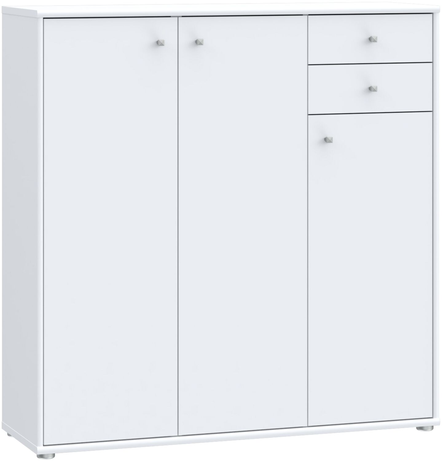 'Tempara 2' Kommode, 111,1 x 34,8 x 108,8 cm, Weiß Bild 1