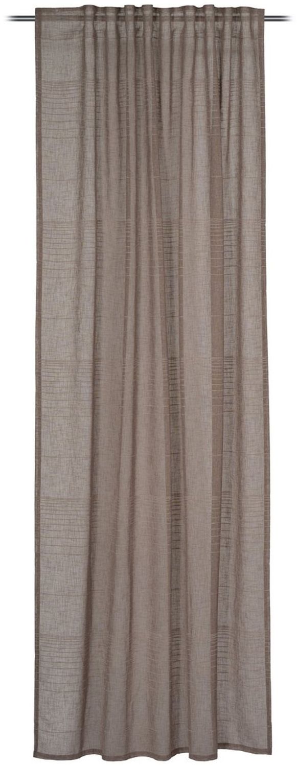 Gözze Vorhang GÖZZE Fertigvorhang DUNNY taupe BH 140x245 cm braun Gardine Bild 1