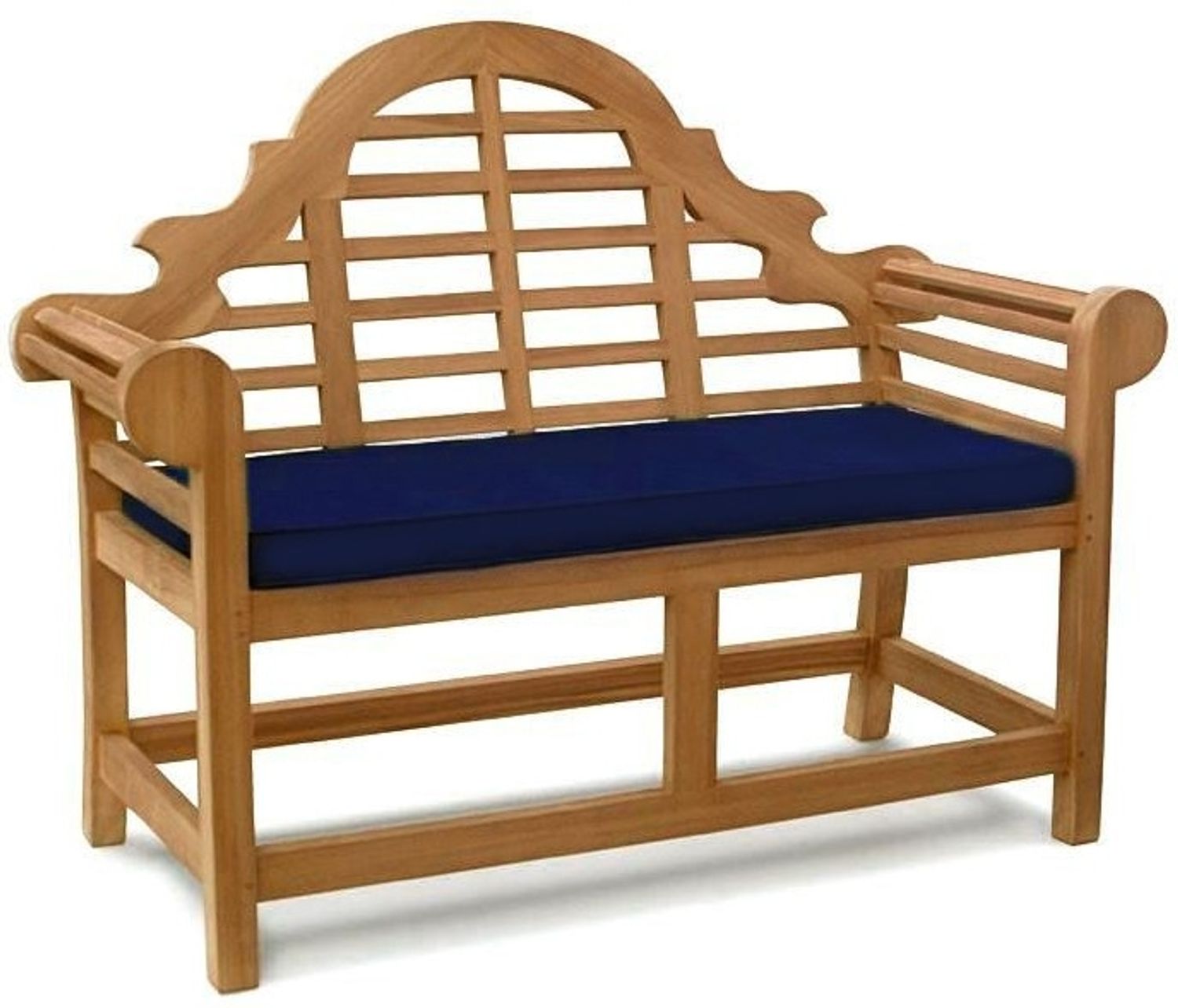 Bankauflage 110x47 cm für Gartenbank Caserta Blau Bild 1