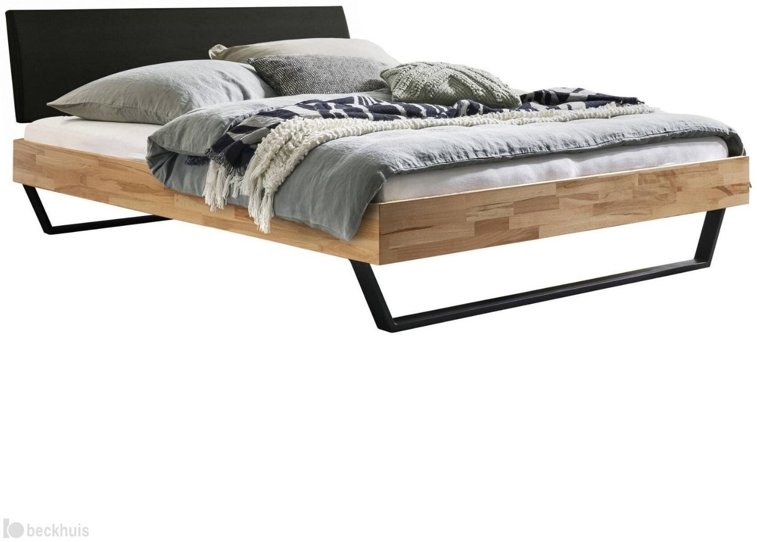 Hasena Trento Sariano Massivholzbett 180x200 Kernbuche natur, geölt 25 Bild 1