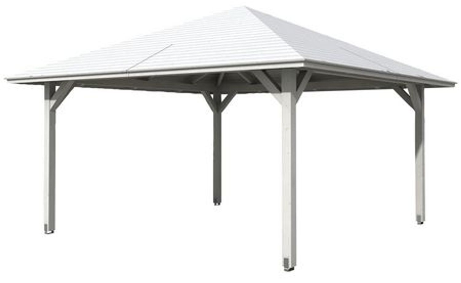 SKANHOLZ Pavillon, Zeltdach, viereckig, BxT: 504x504 cm weiß Gartenpavillon Bild 1