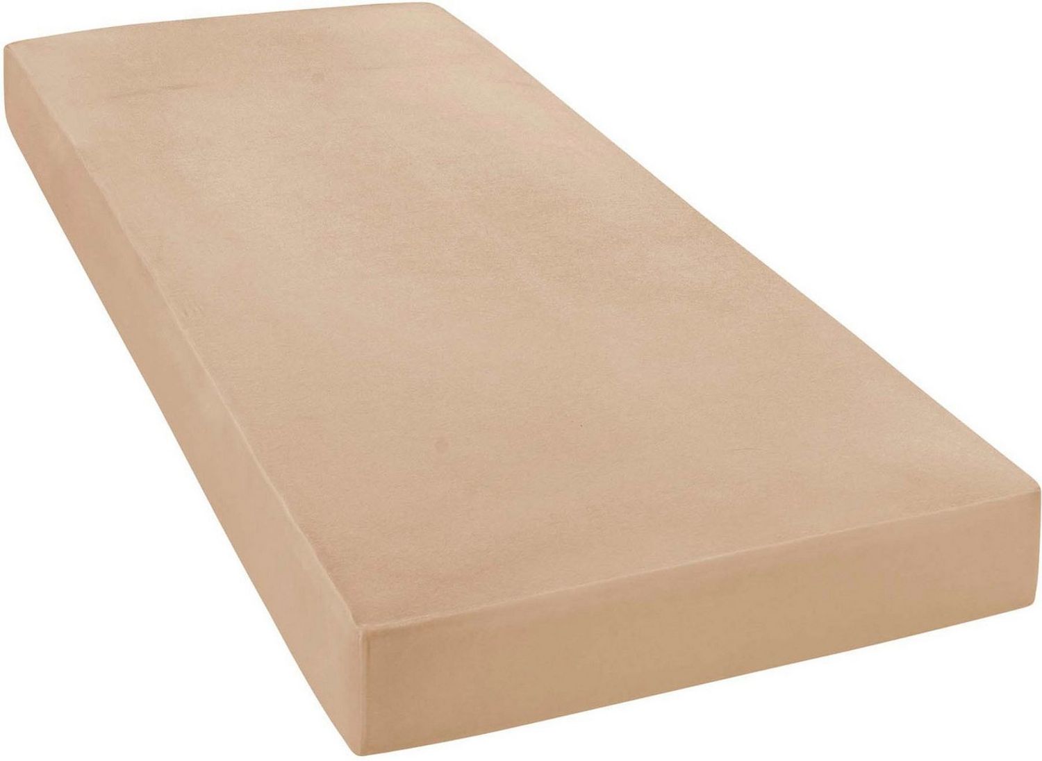 Janine Spannbetttuch 5002 Elastic 180/200 bis 200/220 cm nougat Fb. 37 Bild 1