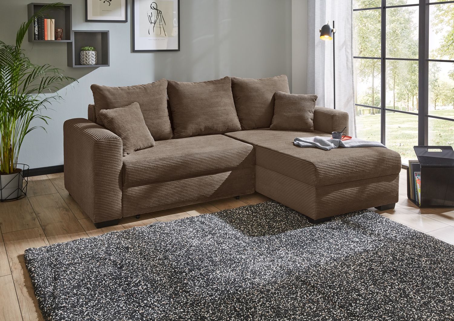 Job 'Elmau KPL' Wohnlandschaft, Cord taupe Bild 1