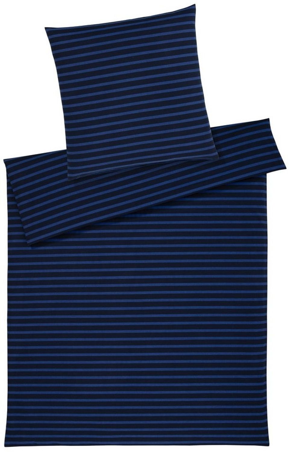 Elegante Bettwäsche Soft- Flanell Streifen 'Inverness' 135 x 200 cm, 100% Baumwolle, Soft-Flanell, Streifen Bild 1