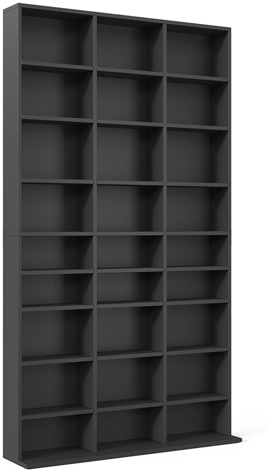 Cd-Regal Jukebox Schwarz 102 x 178 cm Vicco Bild 1