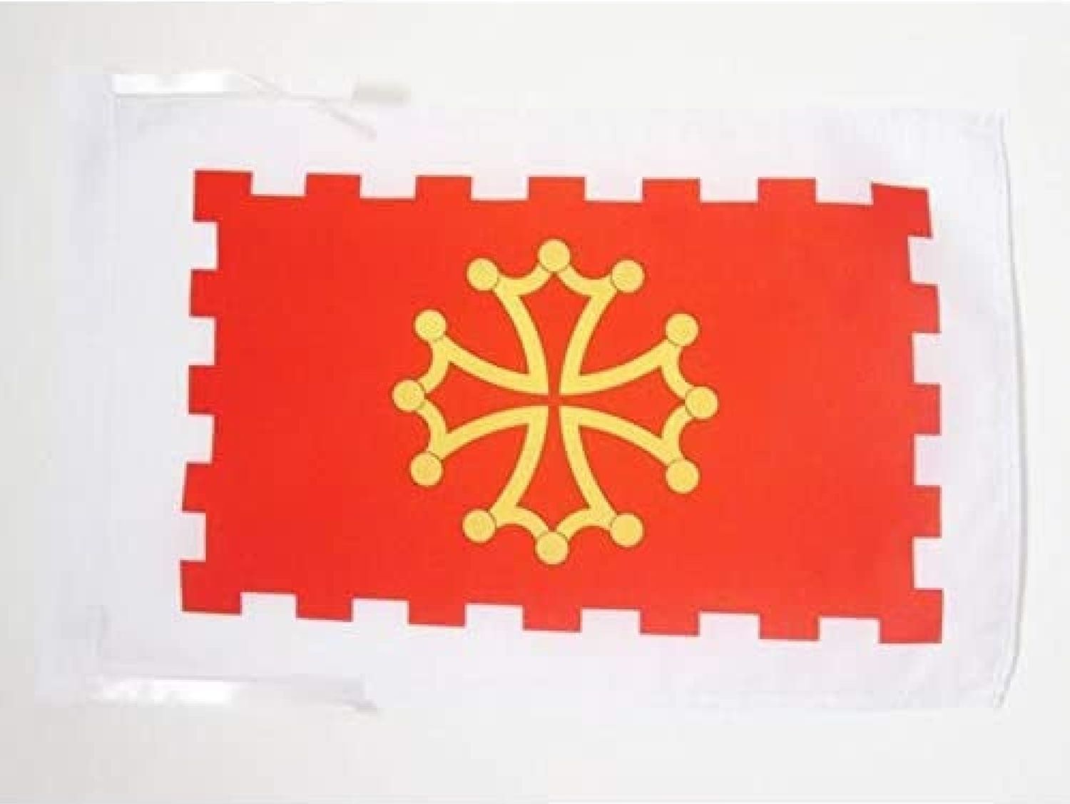 AZ FLAG - Flagge Département Aude - 45x30 cm Mit Kordel - Aude Fahne 30x45 Cm - Flaggen Bild 1