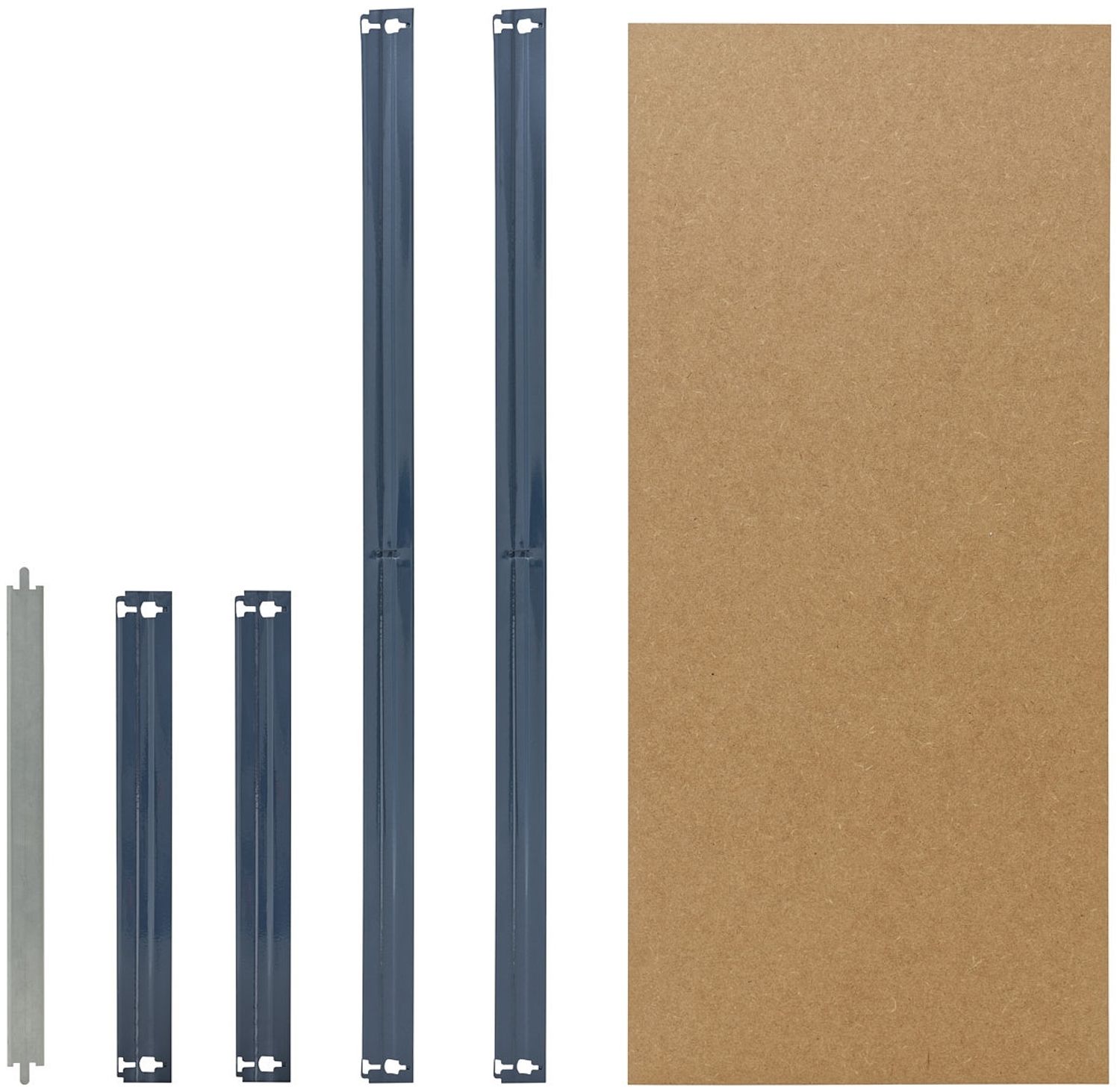 shelfplaza HOME 110x50 cm Fachboden-Set in blau für HOME Schwerlastregale mit 175 kg Traglast pro Boden Bild 1