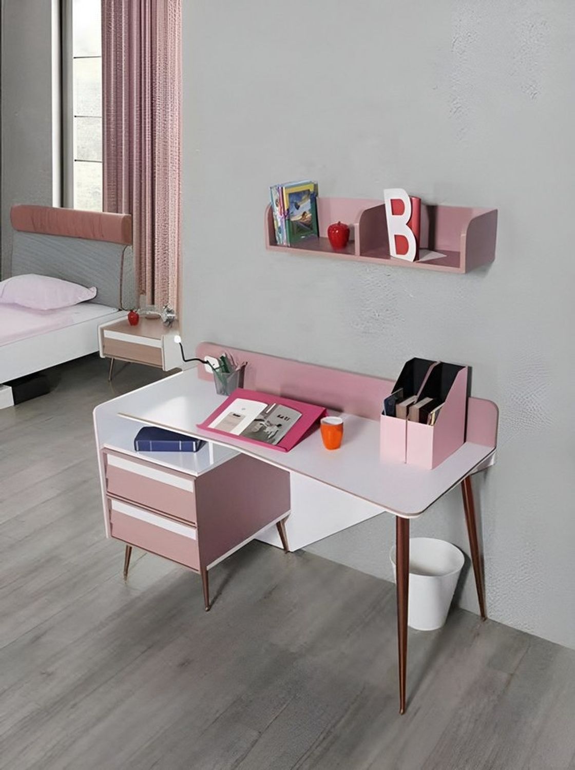 JVmoebel Kinderschreibtisch Schreibtisch Computertisch Möbel Mädchen Tische Tisch Schlafzimmer, Made in Europa Bild 1