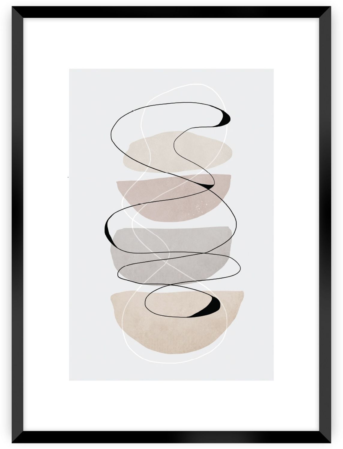 Dekoria Poster Abstract Lines II Bild 1
