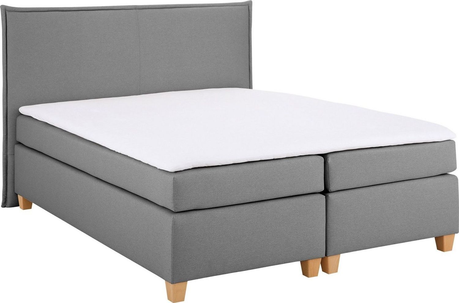 Home affaire Boxspringbett Houssay, inkl. Topper, 5 Breiten, 2 Härtegraden auch in Überlänge 220 cm Bild 1