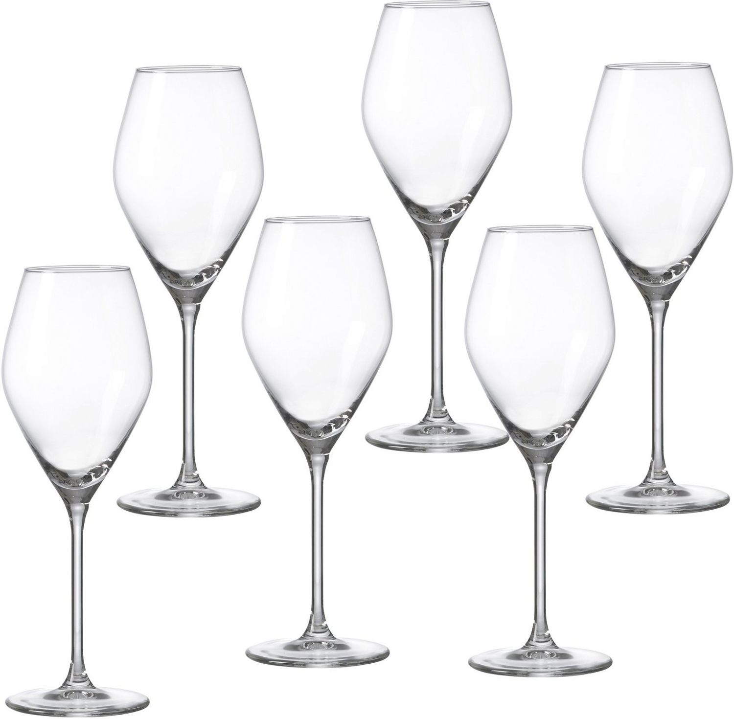 Ritzenhoff & Breker Weißweinglas Salsa, Glas, robust und kristallklar, 6-teilig Bild 1