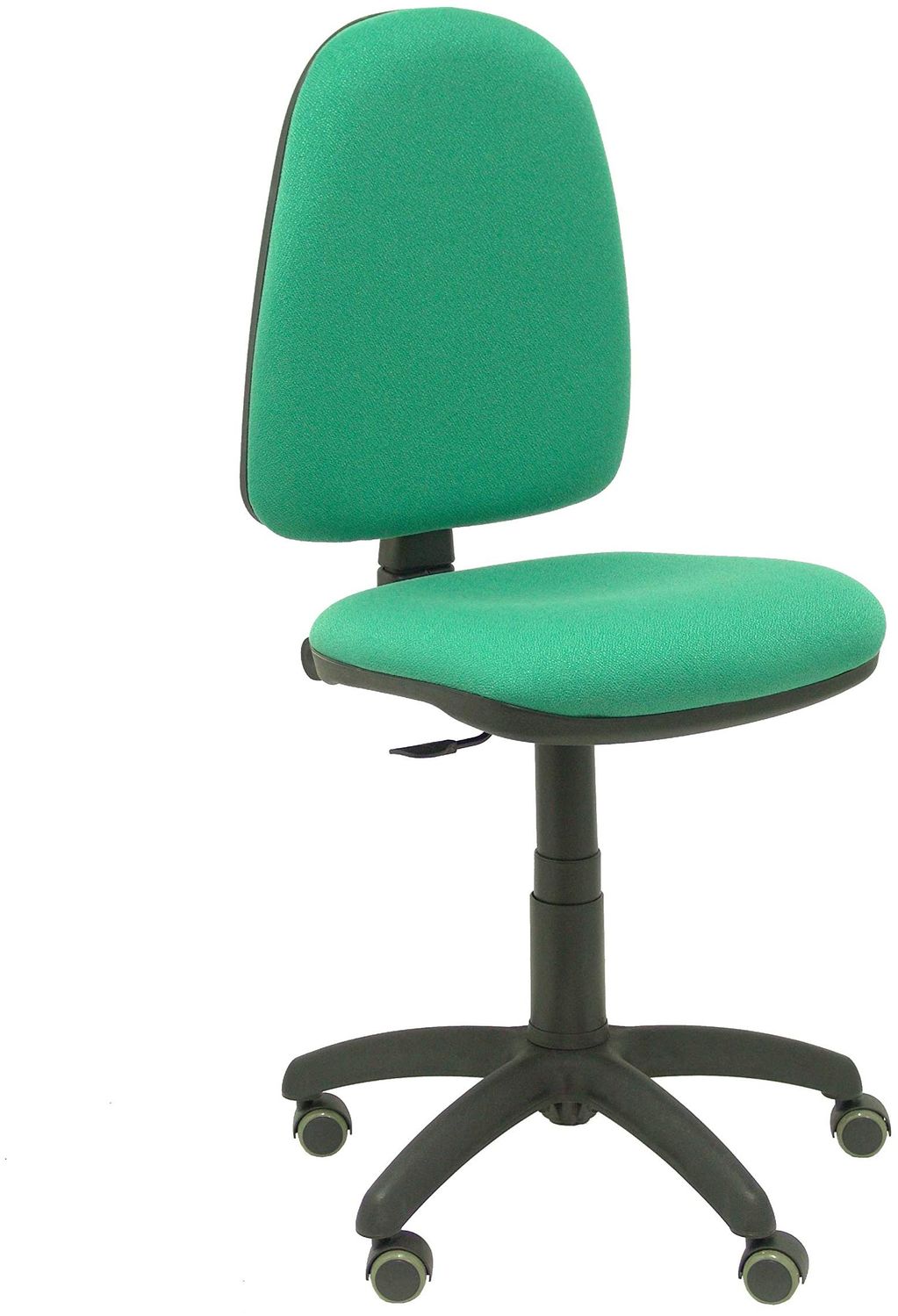 PIQUERAS Y CRESPO Modell 04CP Ergonomischer Bürostuhl mit Permanentkontaktmechanik, höhenverstellbar und räder parkett Sitz und Rücken gepolstert in Stoff BALI grün Bild 1