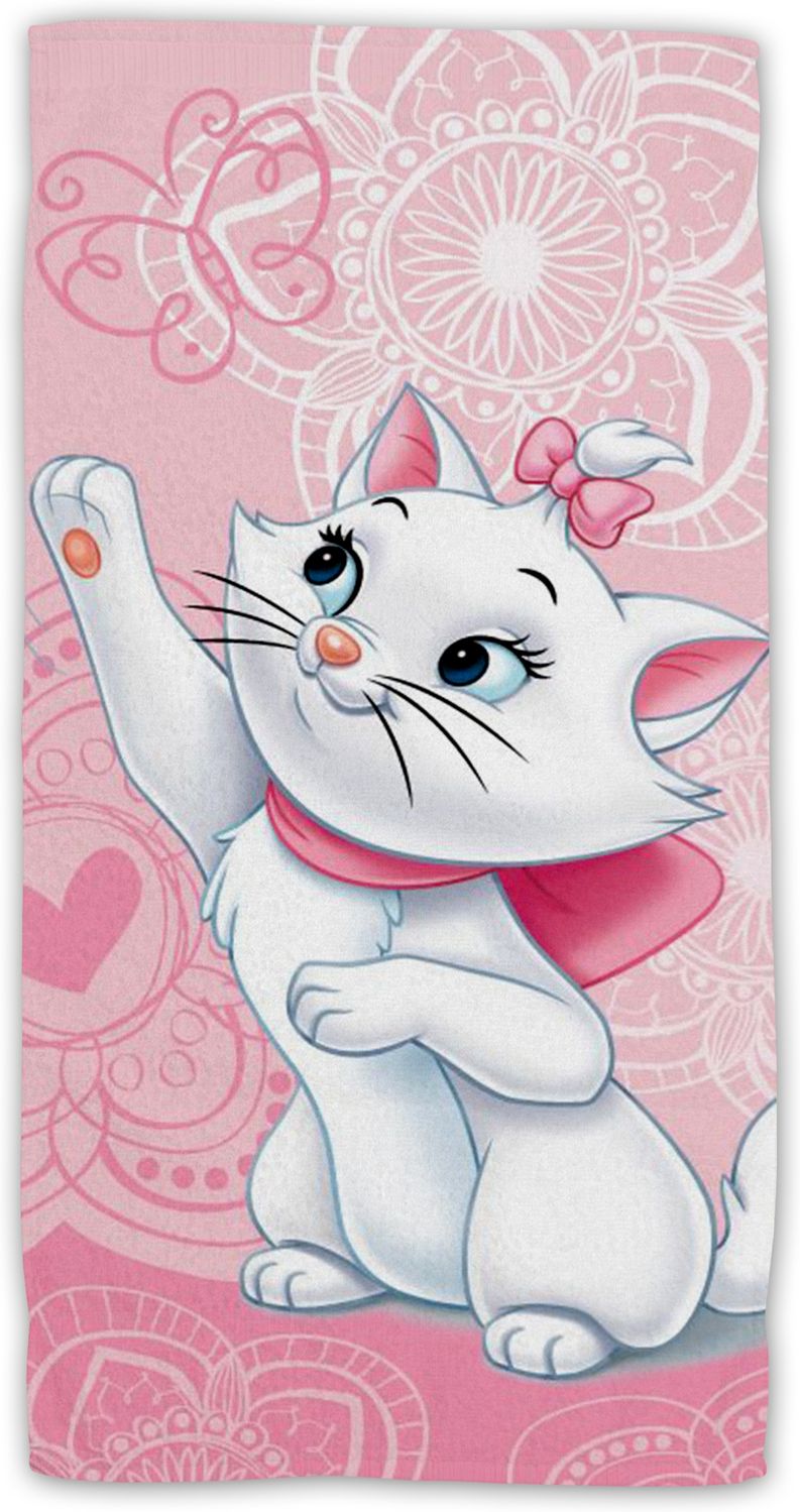 Disney Aristocats Marie Duschtuch Badetuch Strandtuch 70x140 cm Bild 1