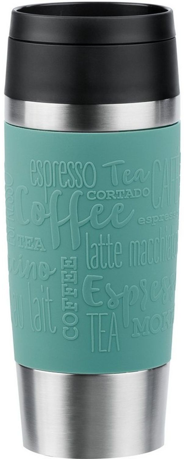 EMSA Thermobecher Travel Mug Classic, Petrol, 0.36 l Bild 1