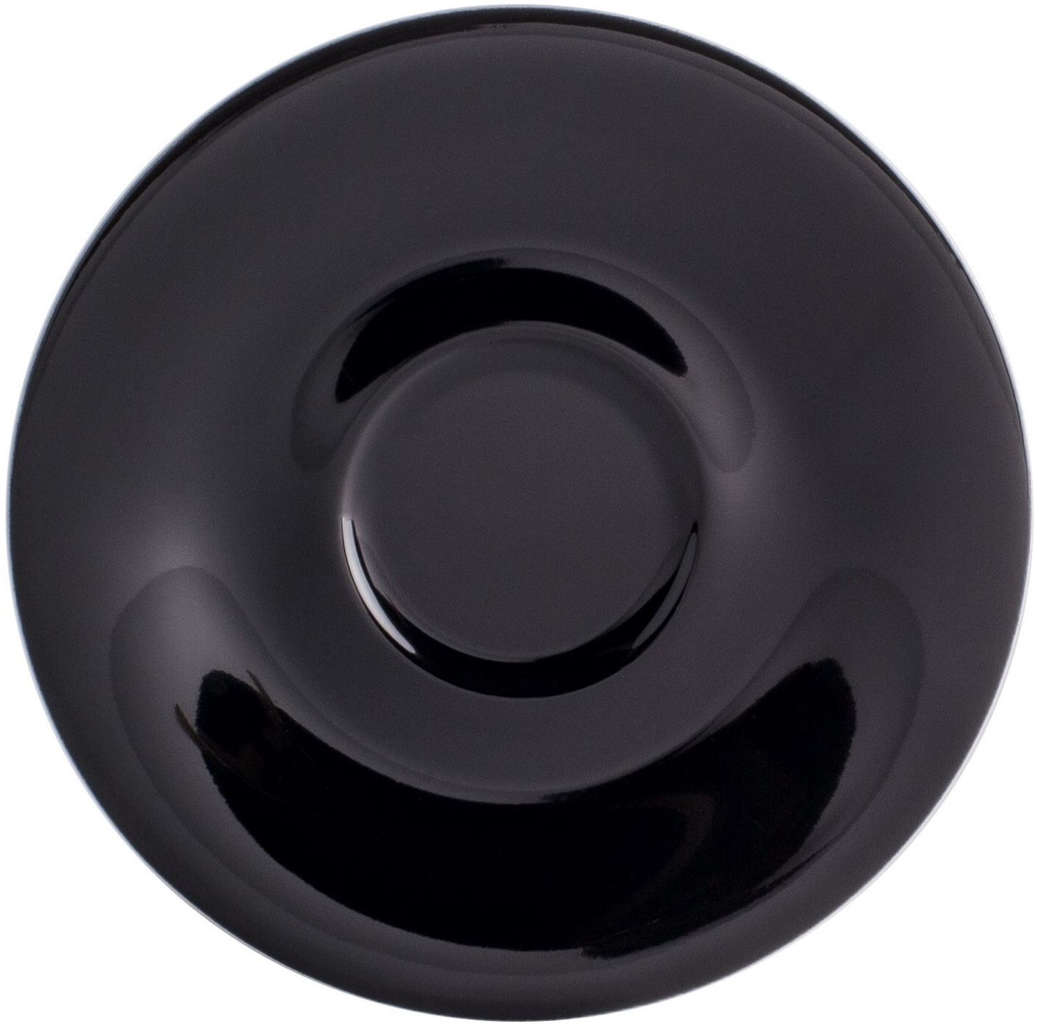 Untertasse 12 cm Pronto Colore Schwarz Kahla Kaffeetasse - Mikrowelle geeignet, Spülmaschinenfest Bild 1