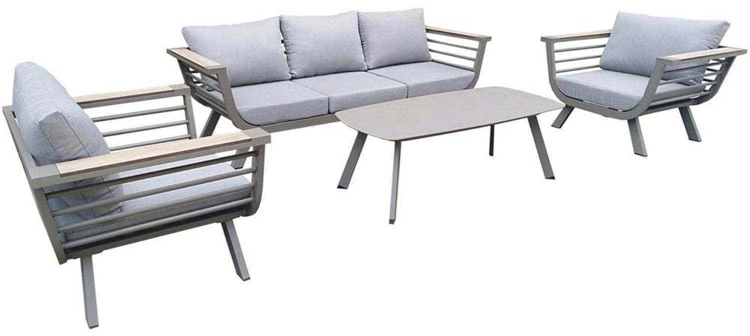 Alu, dunkelgrau / Polyester, grau Bild 1