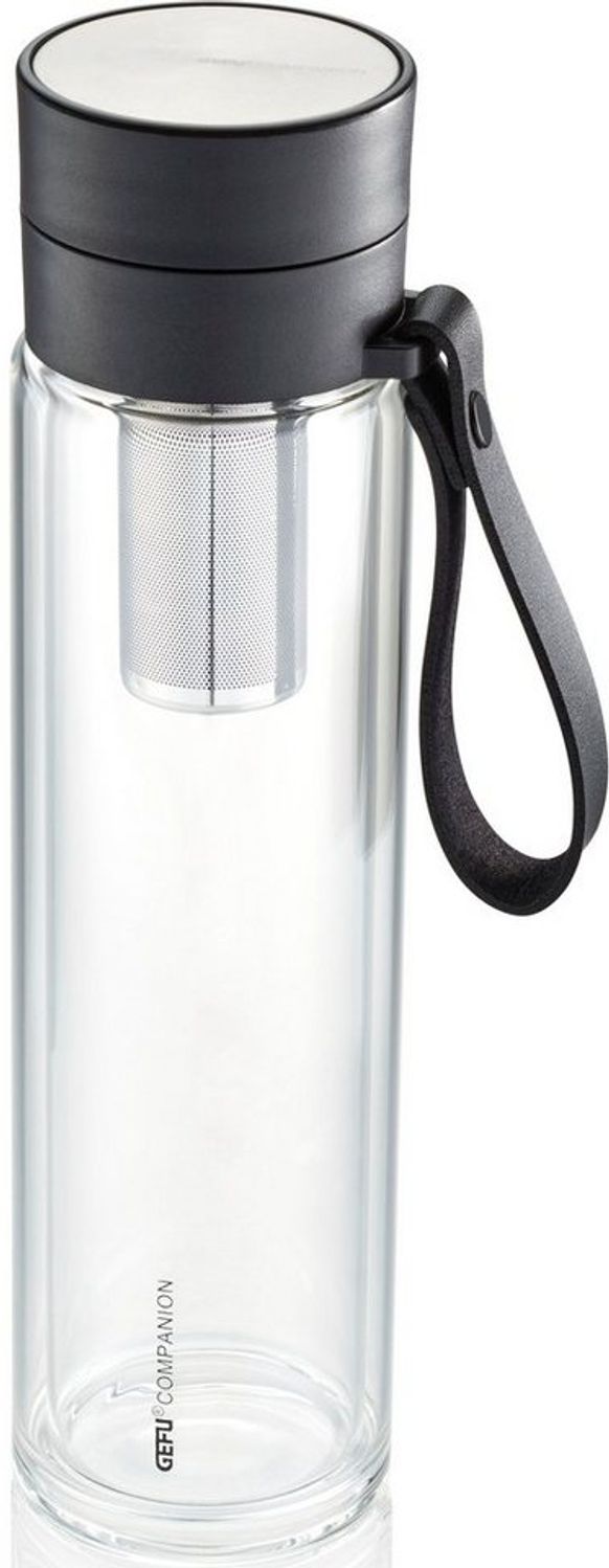 GEFU Trinkflasche COMPANION, Sicherheitsverschluss für 100%-igen Auslaufschutz und Einhandbedienung Bild 1