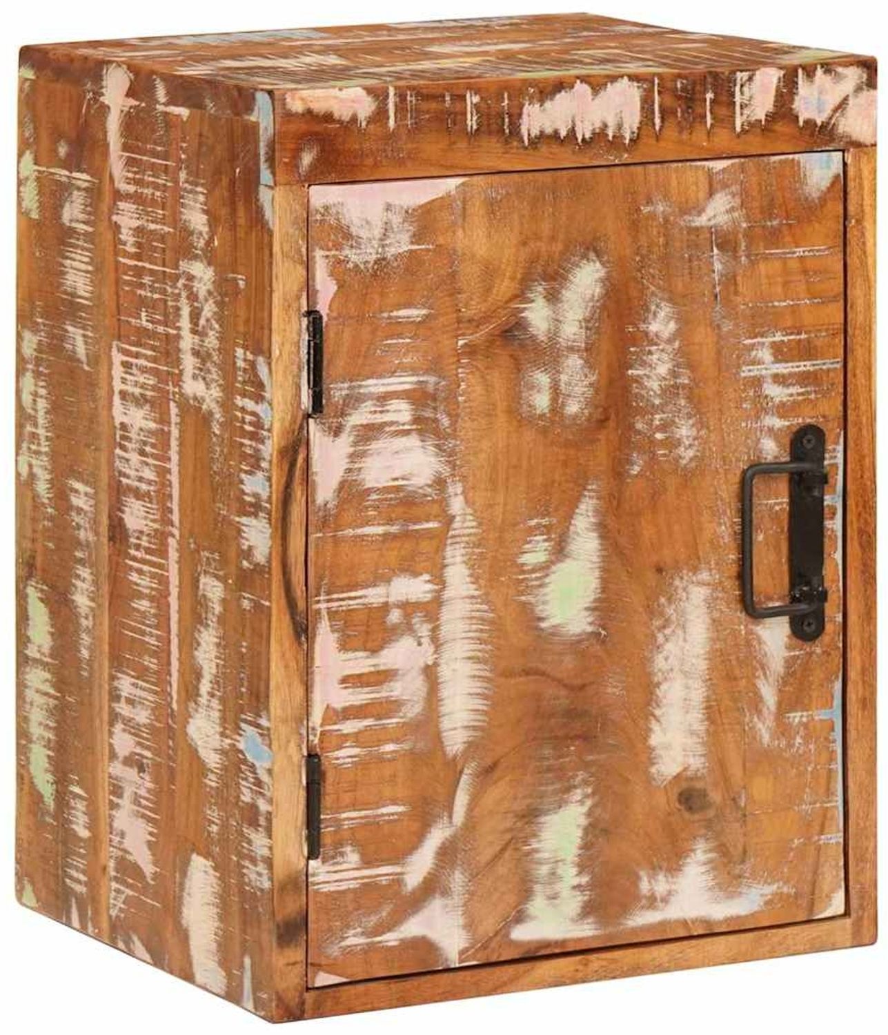vidaXL Nachttisch Braun 35 x 33 x 48 cm Massivholz Altholz 4016726 Bild 1
