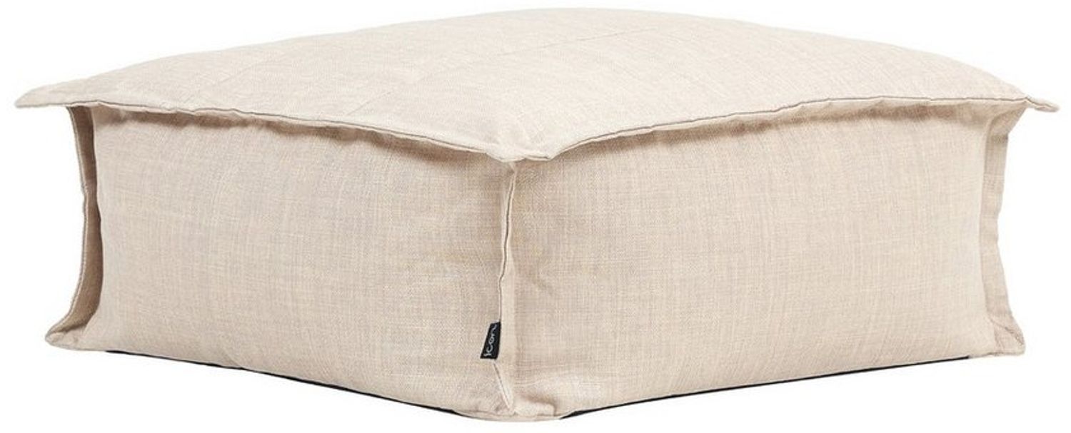 icon Sitzsack Fußhocker für den Innen- und Außenbereich "Vita", mit Füllung, Made in Germany, Sitzhocker, Fußstütze, Sitzpouf, wetterfest Bild 1