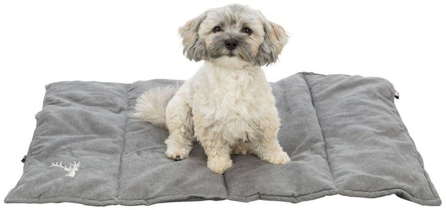 TRIXIE Tierdecke Trixie Reisedecke Leni - grau Maße: 100 × 70 cm Bild 1