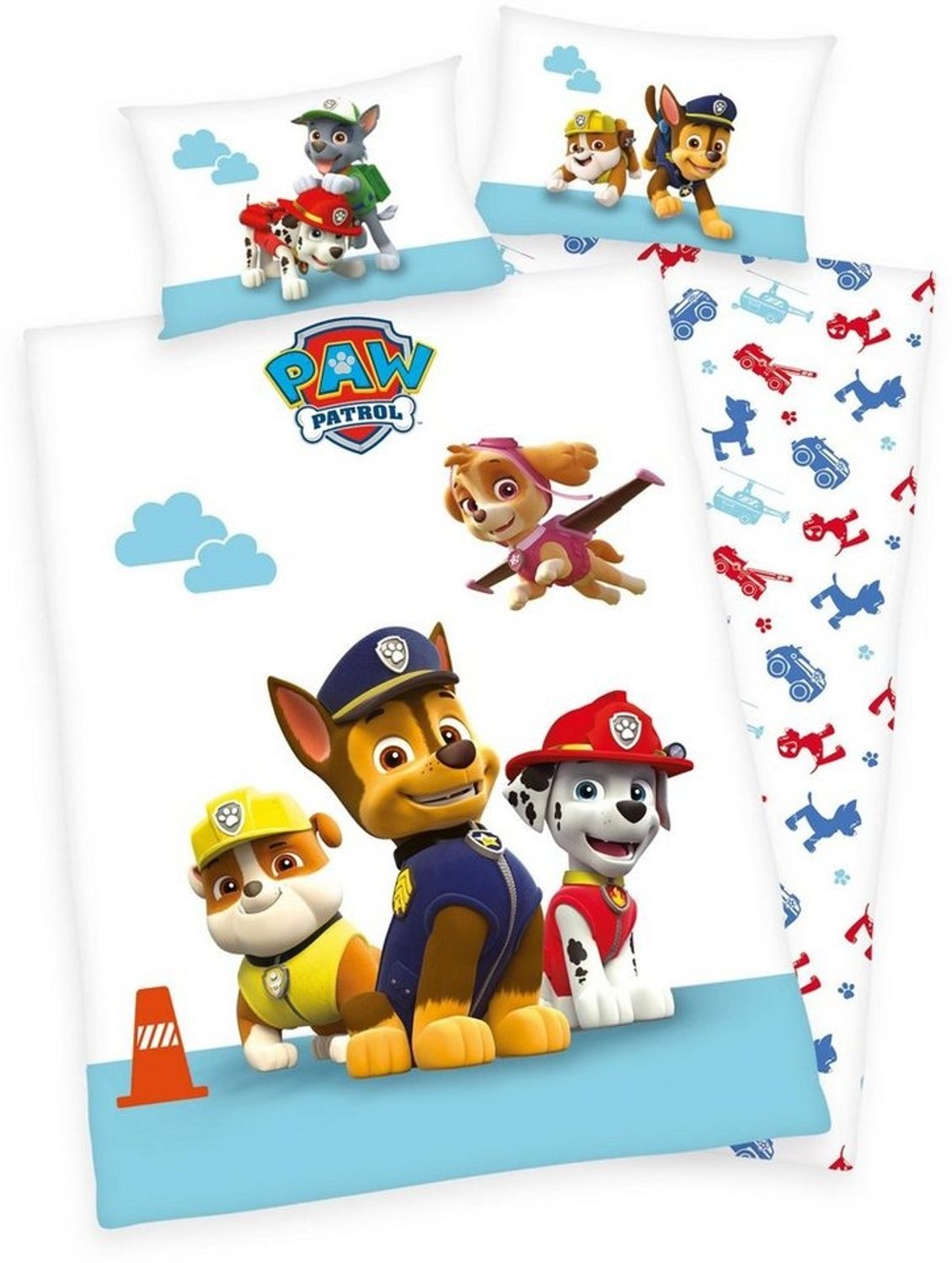 Paw Patrol Wende-Bettwäsche 100x135 cm Bild 1