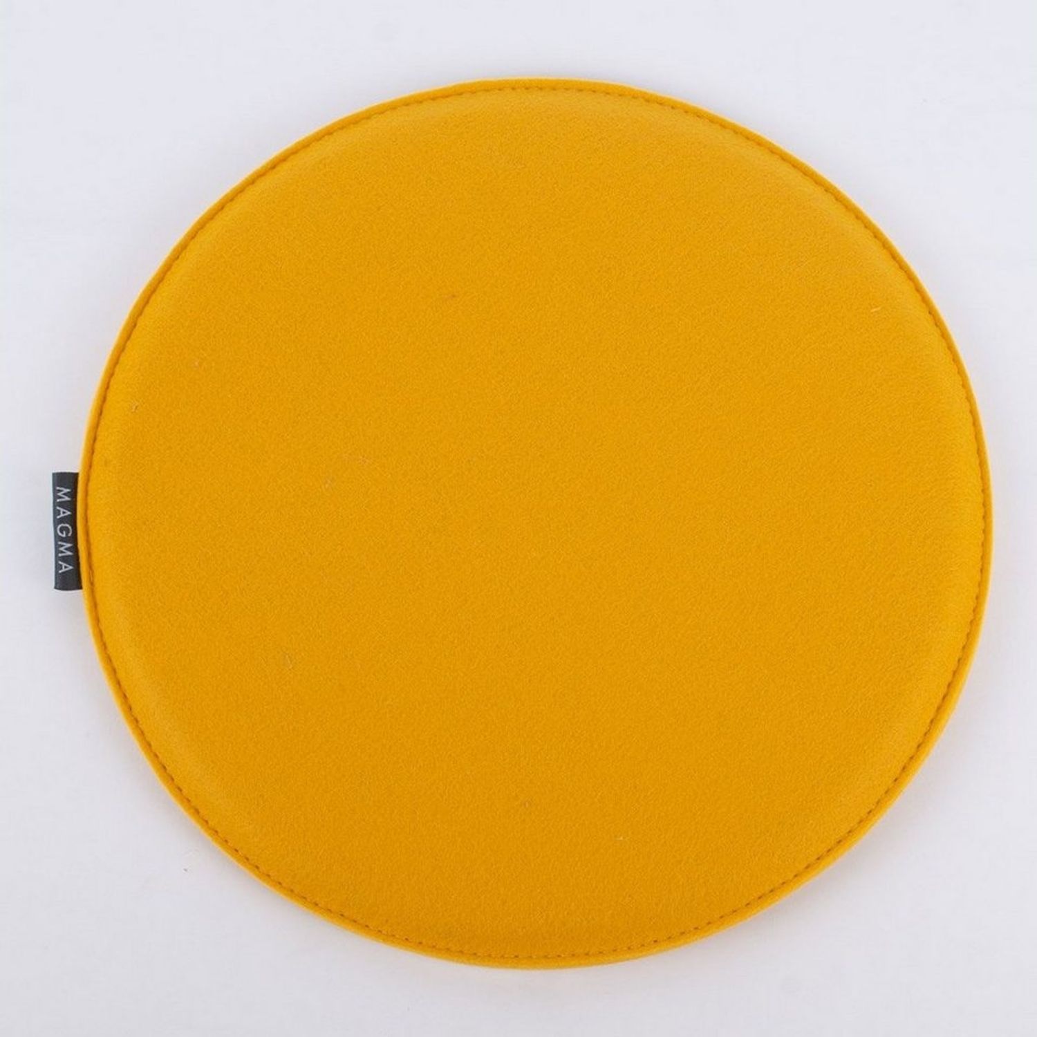 Magma Heimtex Stuhlkissen Magma Stuhlkissen AVARO Filz rund senf gelb 35x2cm Bild 1