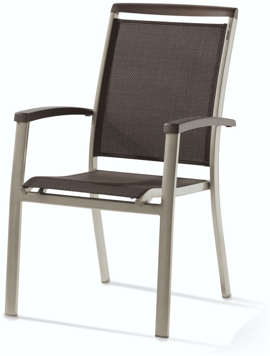 Sieger Royal Stapelsessel stapelbar, Aluminium Champagner 60 x 97 x 70 cm Bild 1