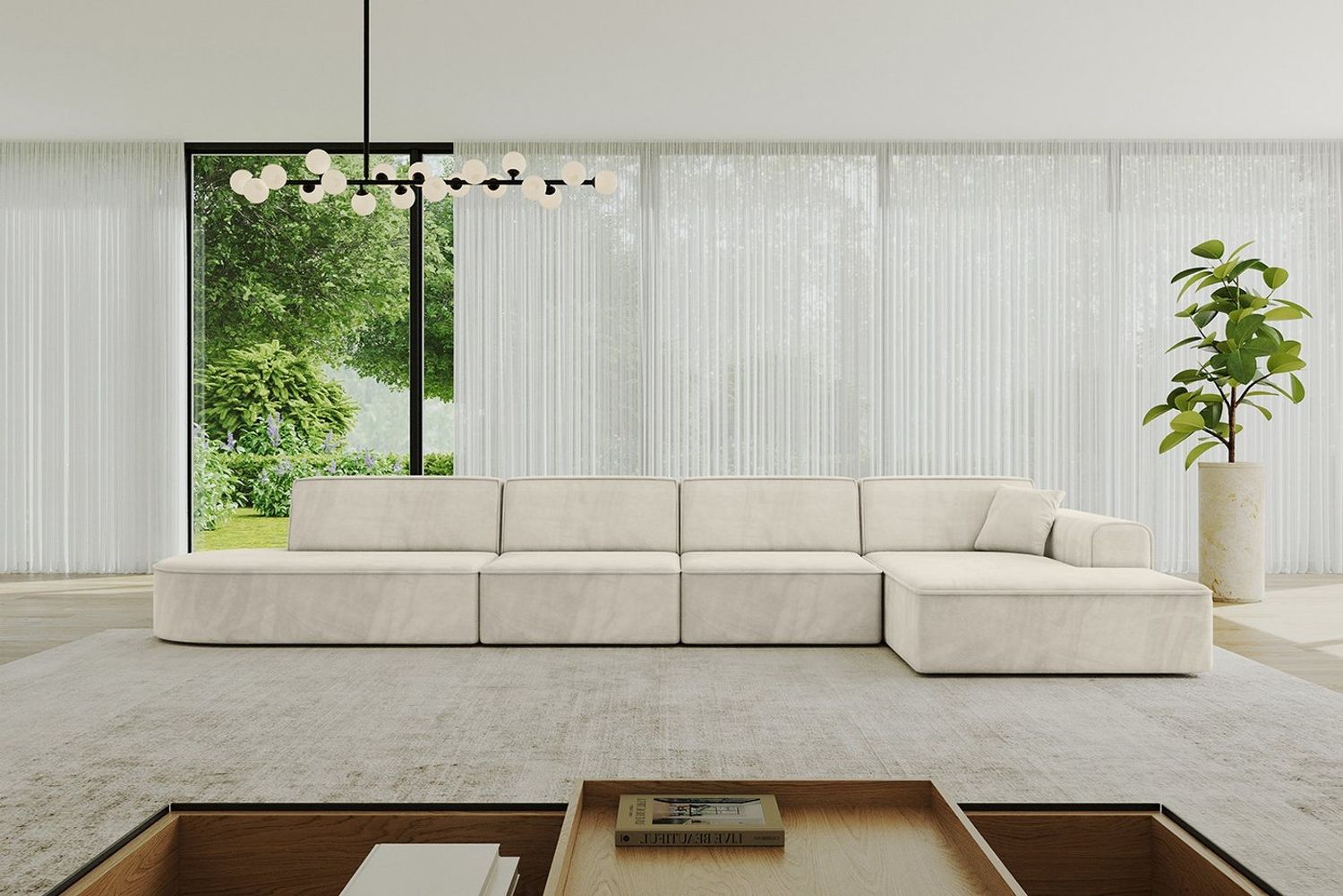 ALTDECOR Ecksofa IREA-L3-v3, Sofa Praktische Bequeme Funktionsecke Couch L-Form Eckcouch, Corner Sofa L-Form Vielseitige Sofa Wohnlandschaft Wohnzimmer Bild 1