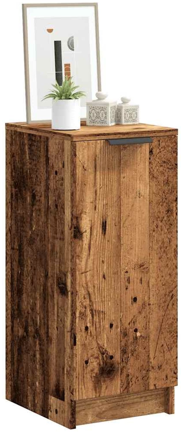 vidaXL Schuhschrank Altholz-Optik 29,5x35x70 cm Holzwerkstoff 856987 Bild 1