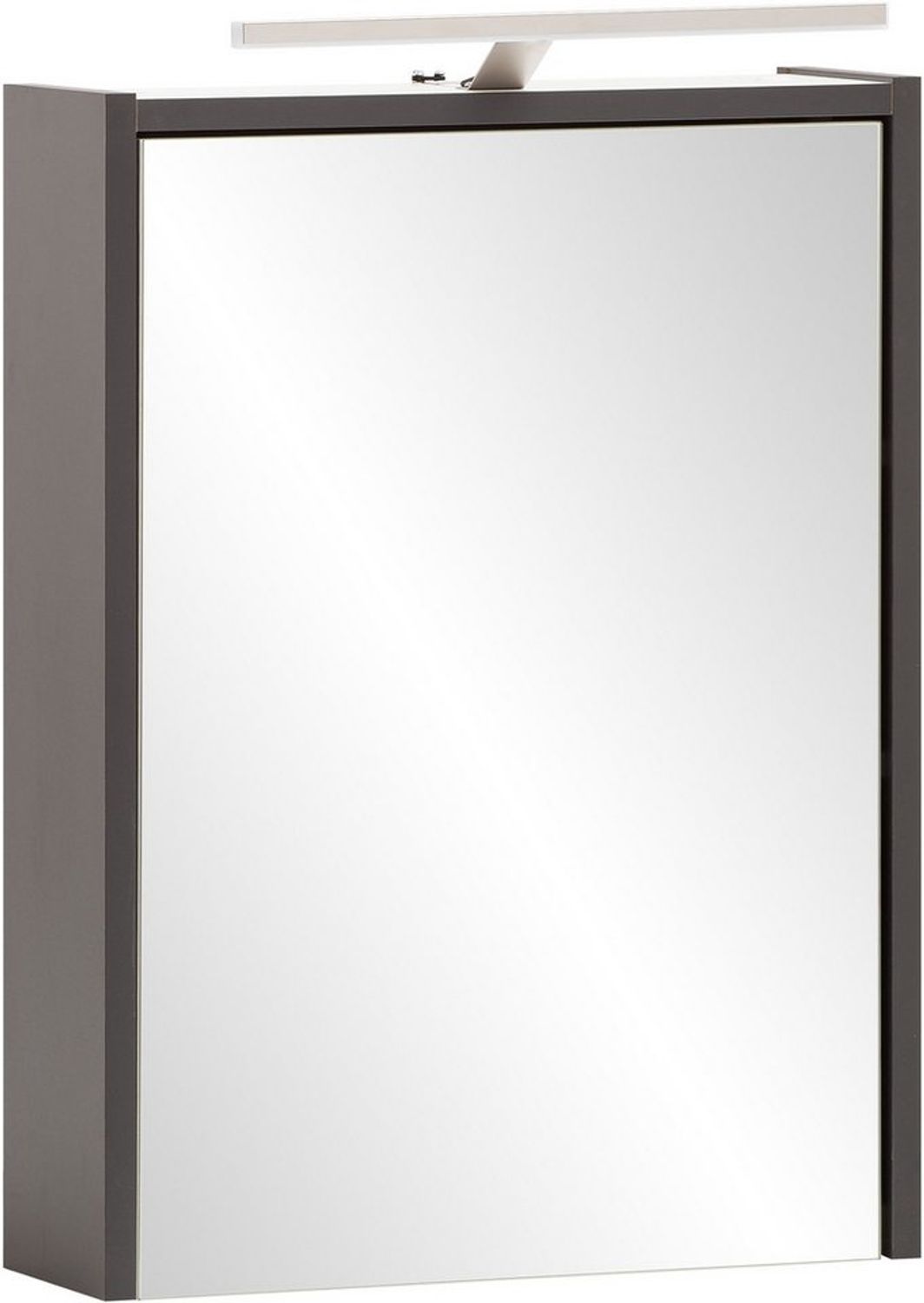 Schildmeyer Carlos Spiegelschrank, Holzwerkstoff, anthrazit, 43,5 x 16 x 64 cm Bild 1