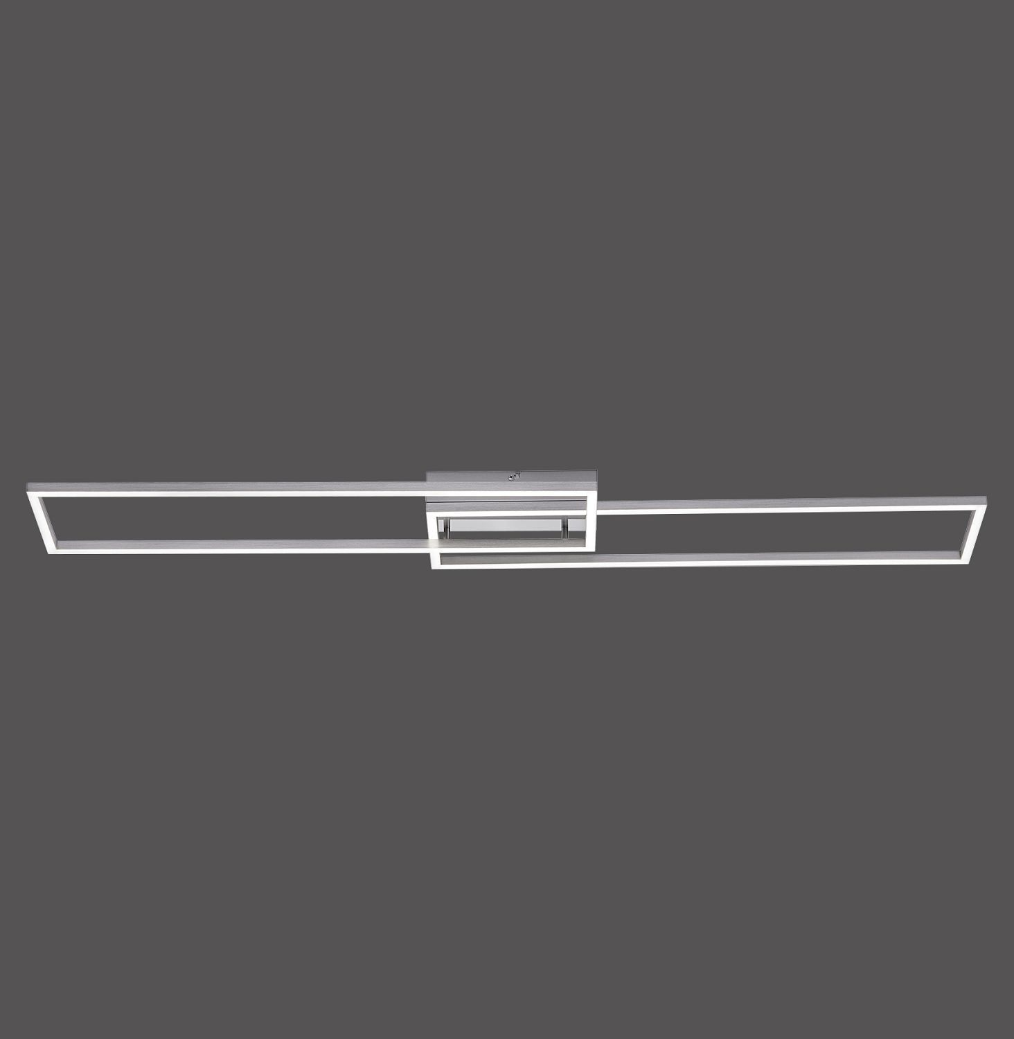 Leuchten Direkt 14019-55 LED Deckenleuchte Iven 110x25cm stahl CCT Bild 1