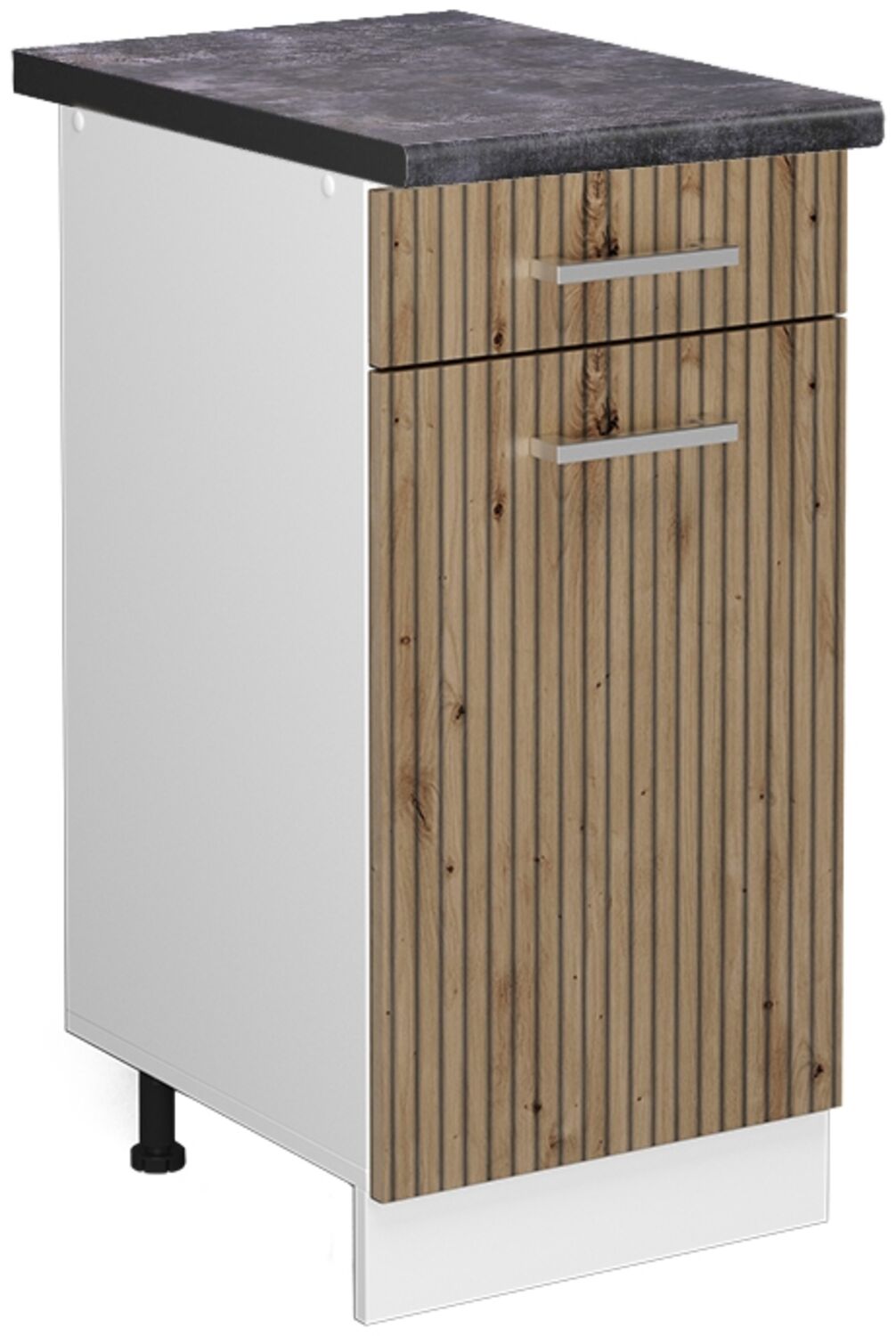 Küchenunterschrank R-Line Artisan-Eiche 40 cm , AP Anthrazit Vicco Bild 1