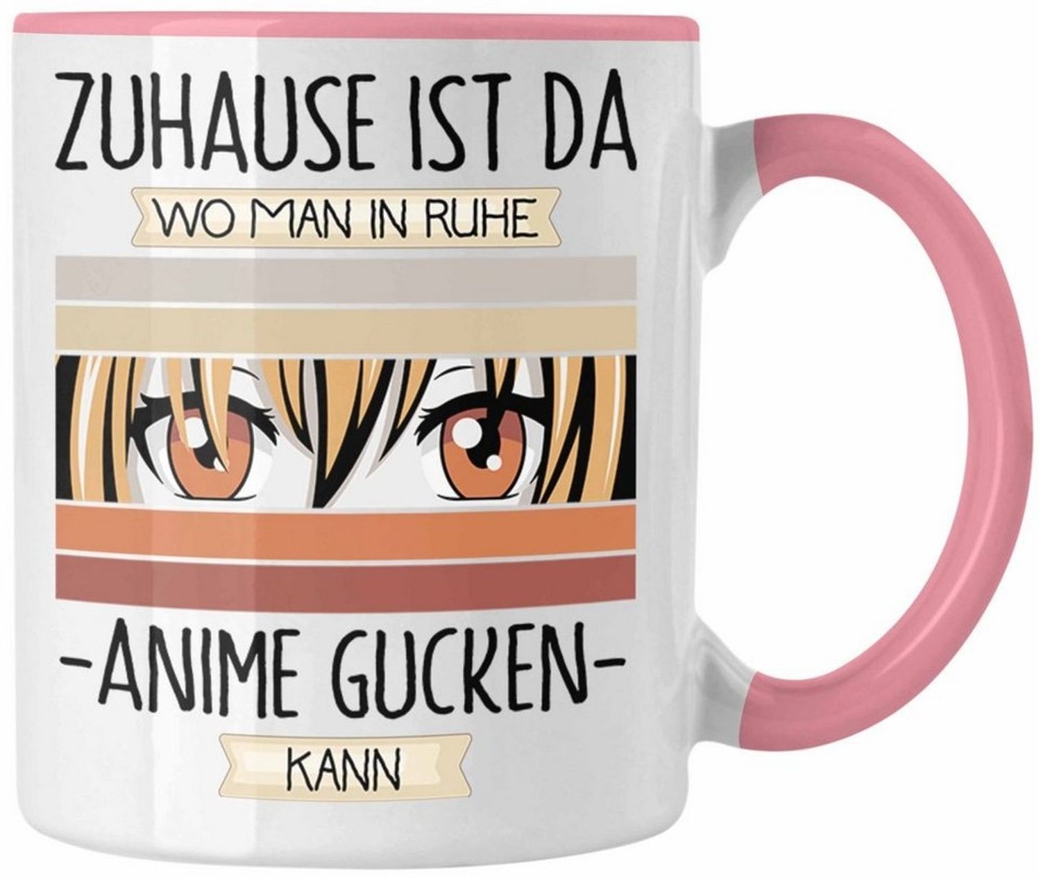 Trendation Tasse Anime Tasse Geschenk Geschenkidee Lustiger Spruch Zuhause Ist Da Wo Ma Bild 1