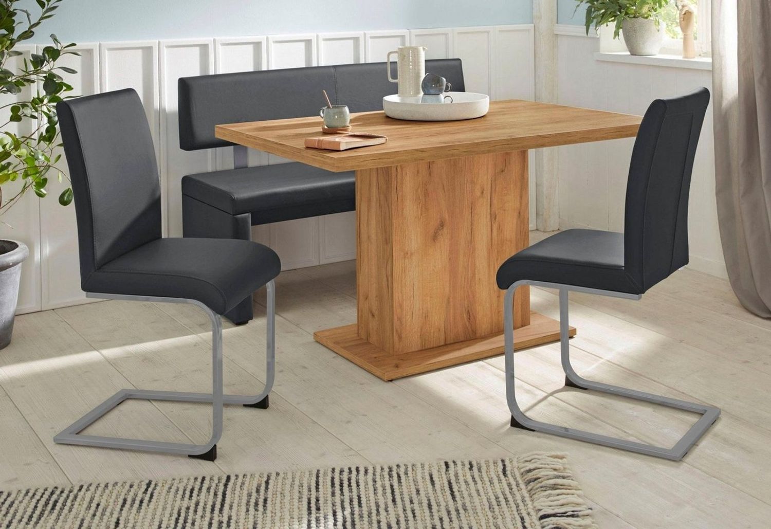 Home affaire Sitzbank Charissa, mit Lehne, Breite 140, 160 oder 180 cm Bild 1