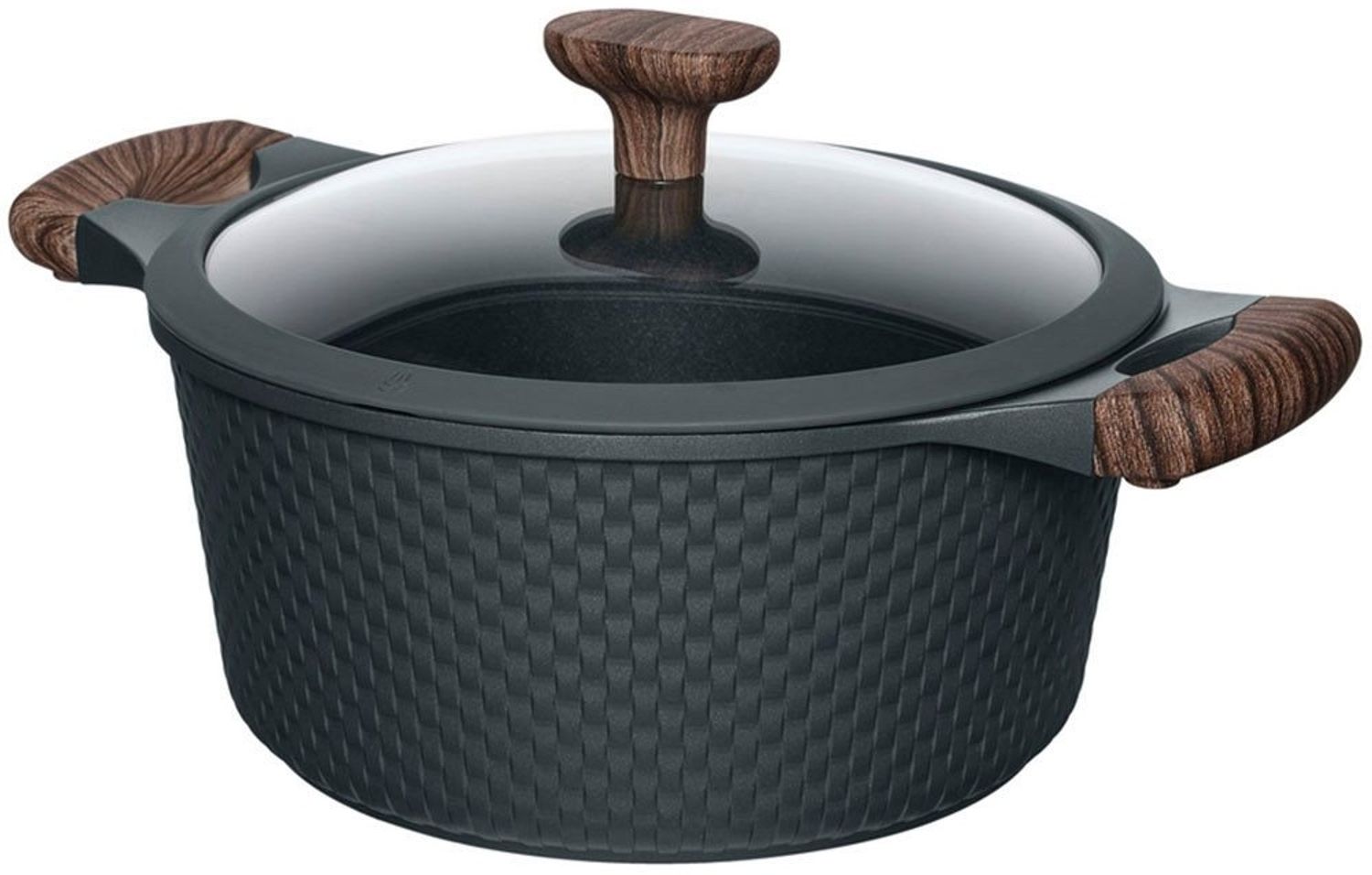 RESTO Kitchenware Bratentopf Ran, Kochtopf antihaftbeschichtet und spülmaschinenfest, Aluminiumguss (2-tlg), Geeignet für alle Herdarten, auch Induktion, im Geschenkkarton Bild 1