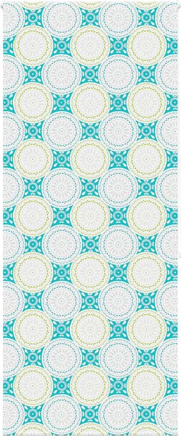 vidaXL Duschrollo 110x240 cm Stoffbreite 106 cm 4014881 Bild 1