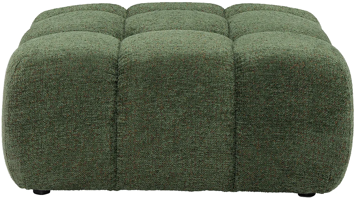 Vente-unique - FACIVIL Pouf Stoff Grün - B 94 cm x H 43 cm x L 94 cm Bild 1