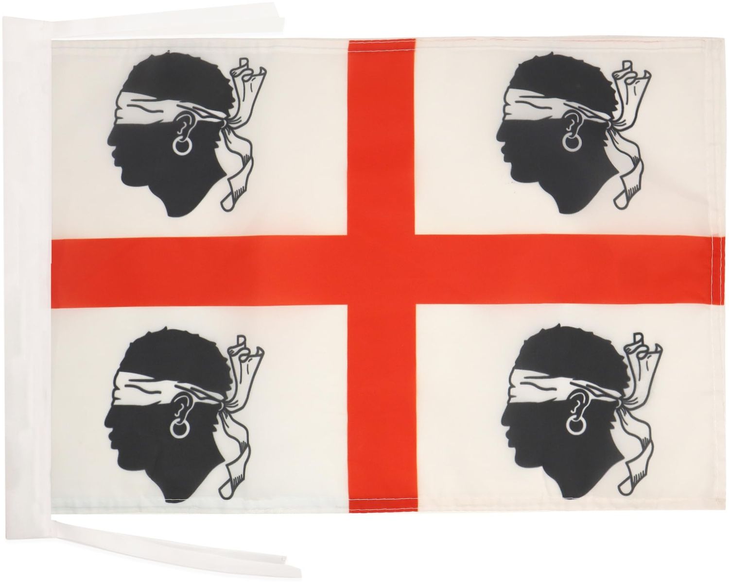 AZ FLAG - Flagge Sardischer Nationalismus - 45x30 cm Mit Kordel - Sardinien Fahne 30x45 Cm - Flaggen Bild 1
