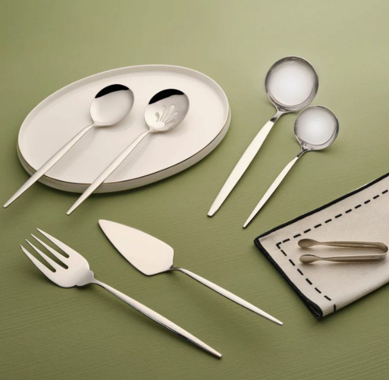 Karaca Geschirr-Set Karaca Orion Platin 7-Teiliges Service Set Bild 1