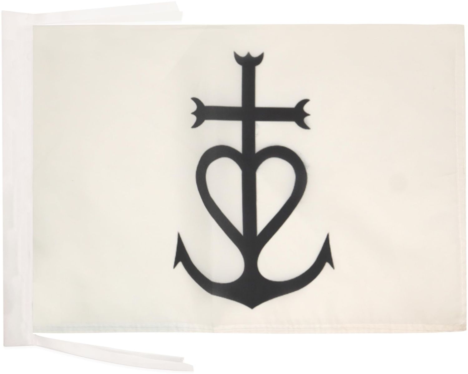AZ FLAG - Flagge Kreuz Von Camargue - 45x30 cm Mit Kordel - Camargue Fahne 30x45 Cm - Flaggen Bild 1