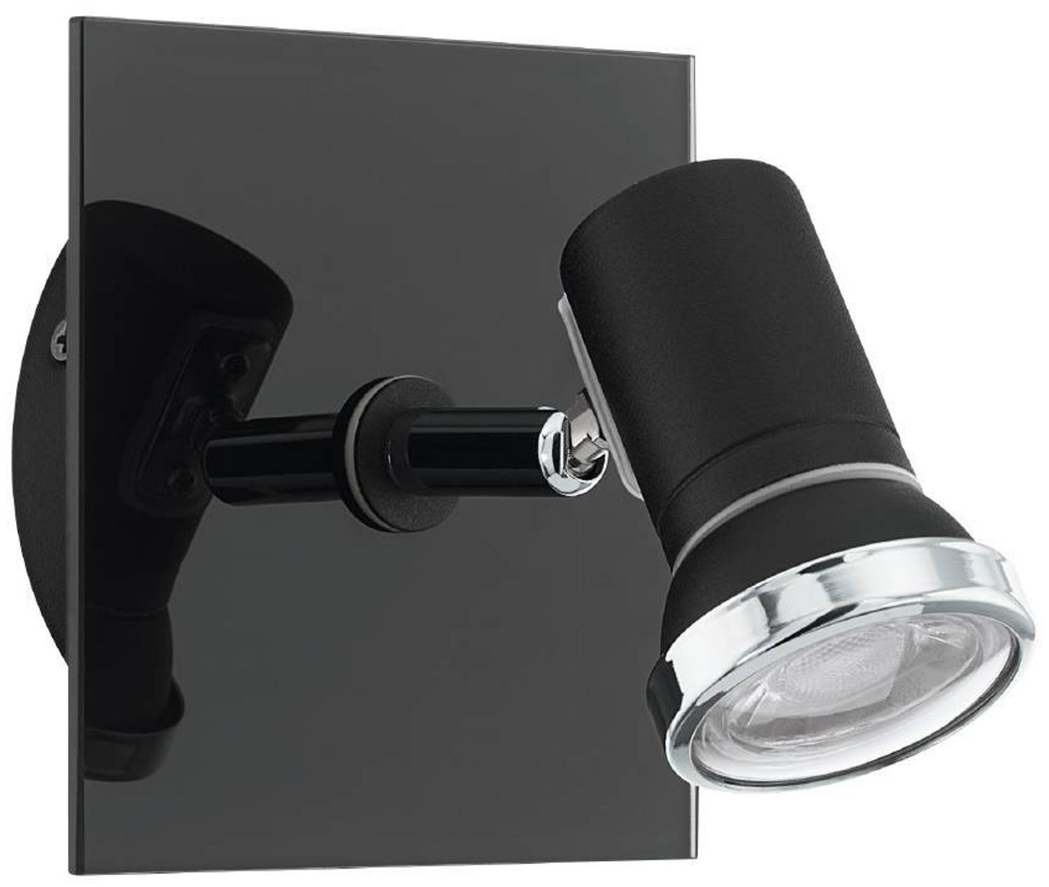 Eglo 'Tamara 1' Spot in schwarz, chrom - inklusive 1x 3W, GU10, IP44 Bild 1