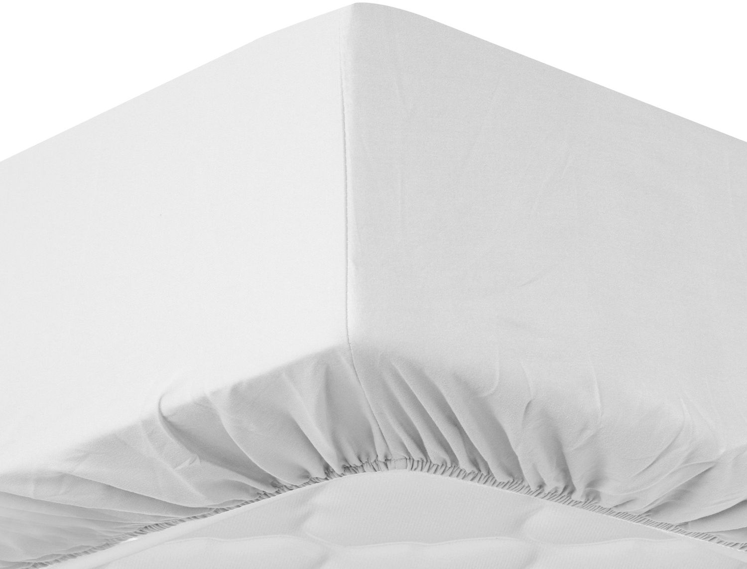 Soft Wonder-Edition Spannbettlaken 90-100x200 cm Mikrofaser Weiß Bild 1
