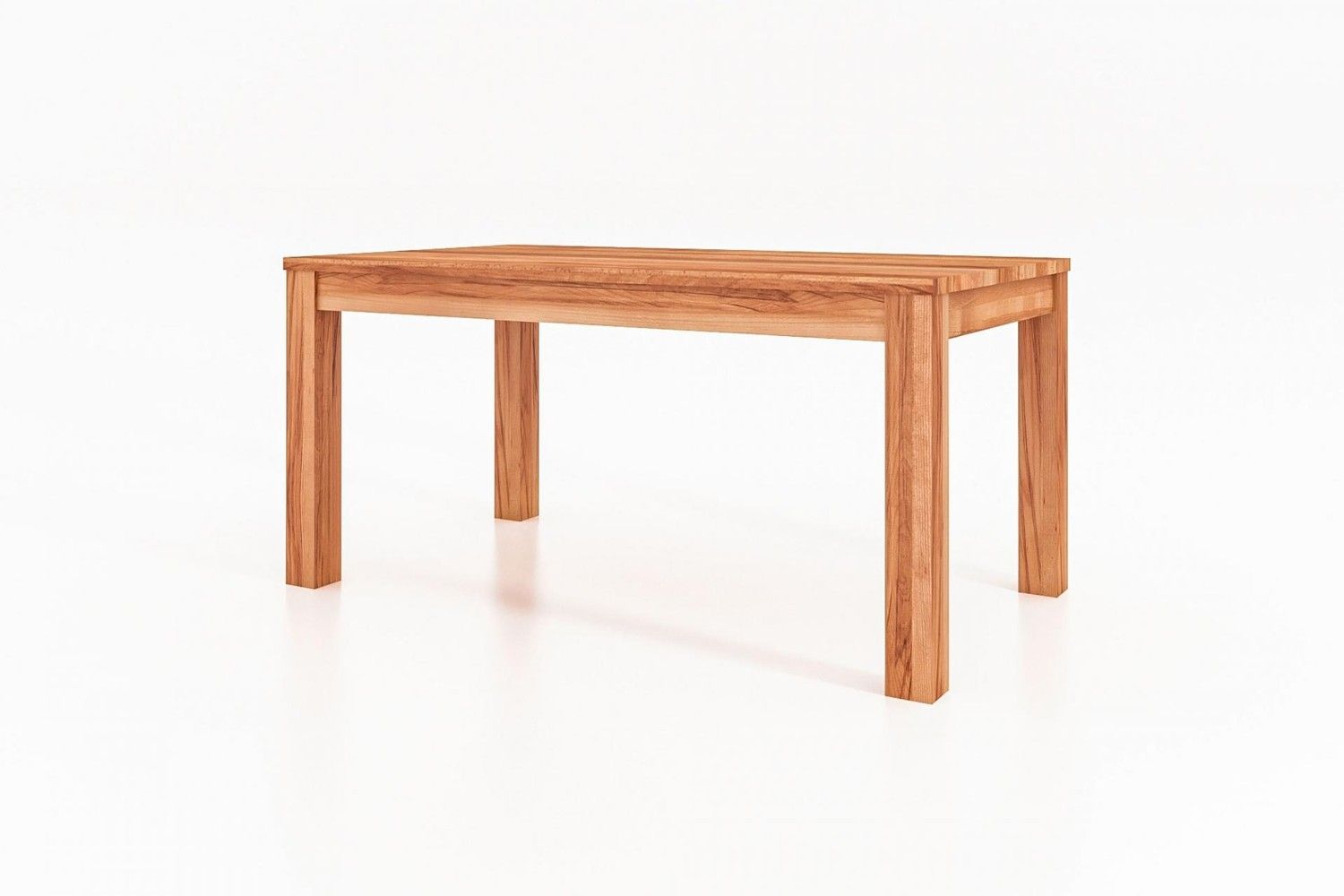 Esstisch Bento aus Kernbuche massiv 100x110x77 cm mit Holzbeinen Bild 1