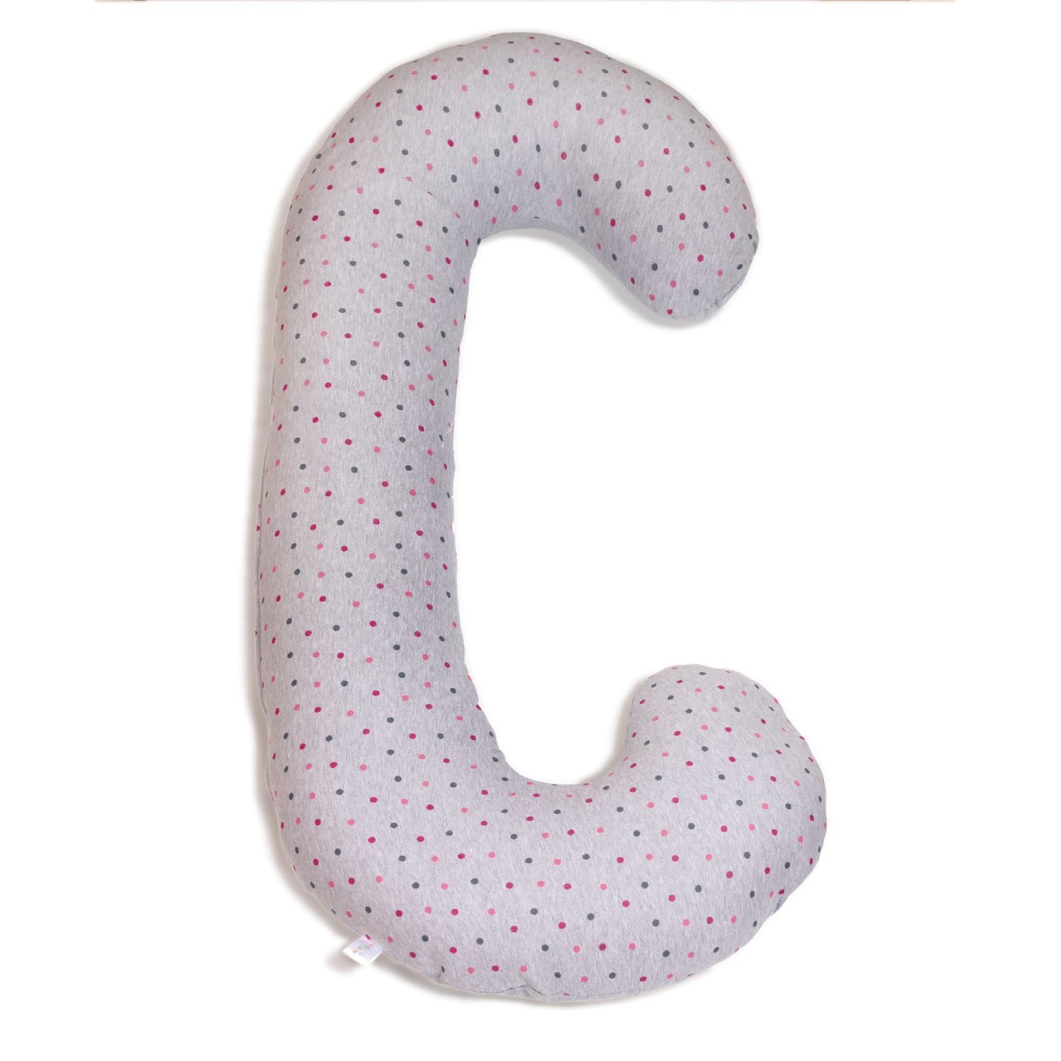 Ceba Baby w-705 – 700 – 512 Multifunctional Physio Pillow Duo GREY DOTS Jerseymini, Multi, Flexi Bild 1